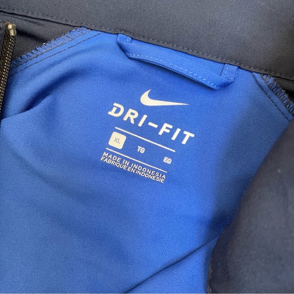 Nike Dry Team Training Jacket Royal Blue/Navy Blue Size XL - Picture 5 of 8